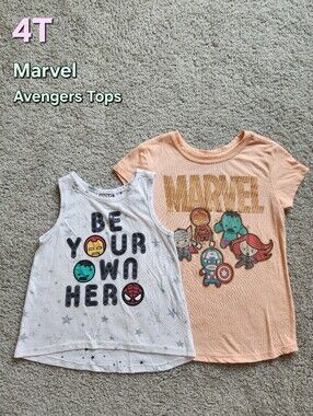 Marvel Avengers Set of Tops (2) - 4T